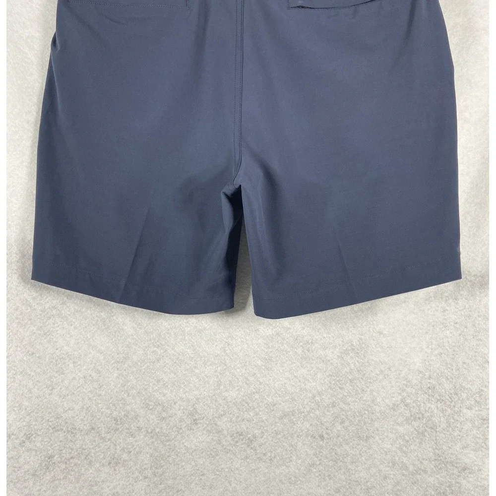 Faherty Men's All Day Shorts Size 34 Blue Flat Front Casual Athleisure