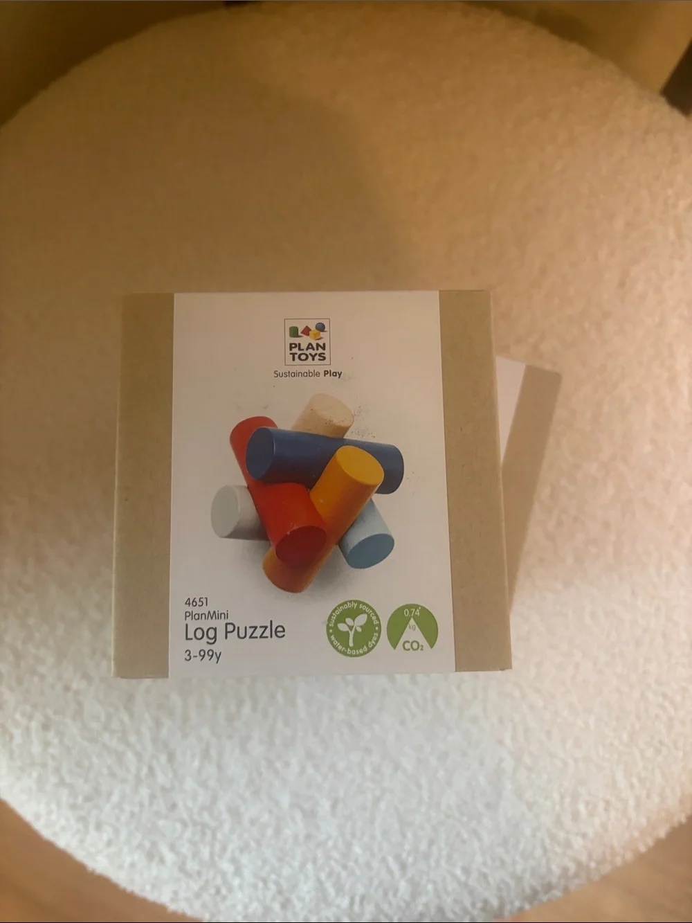 PlanToys log puzzle