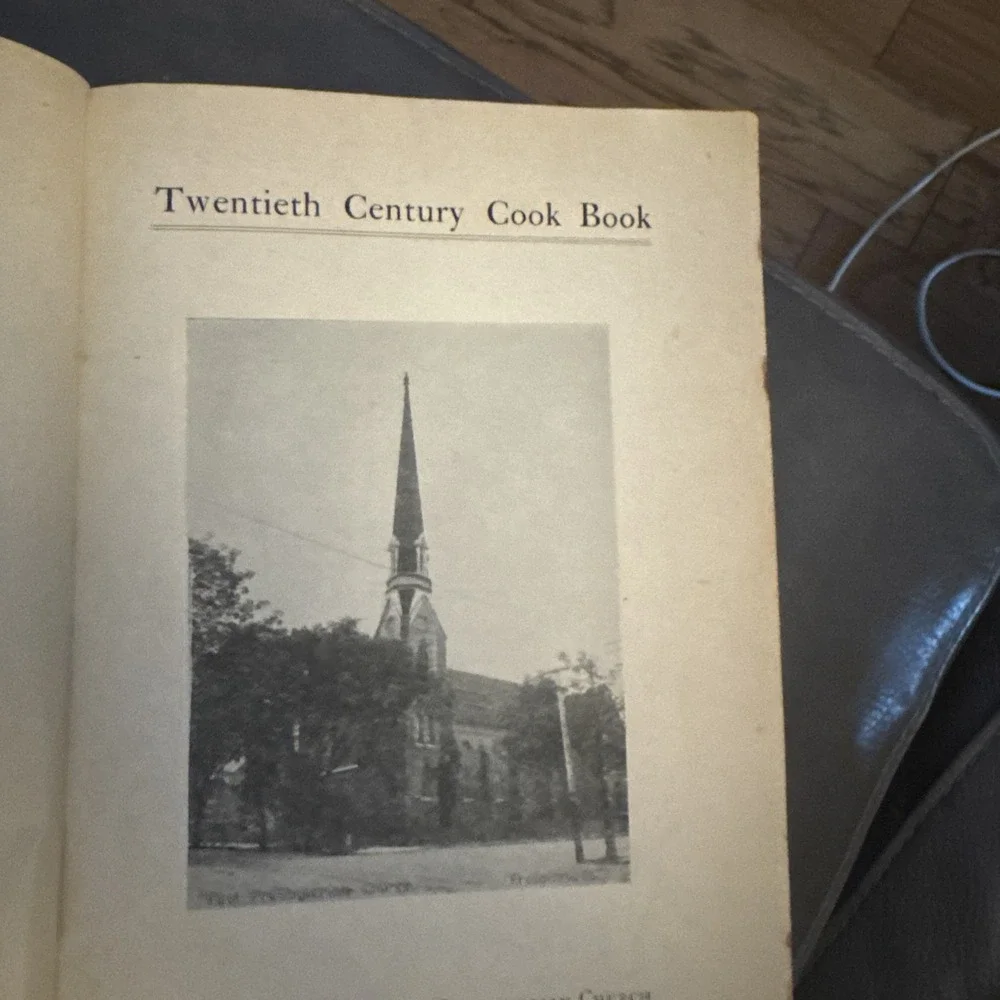 Twentieth Century Cook Book 1923 First By The Ladies Of The Presbyterian Church