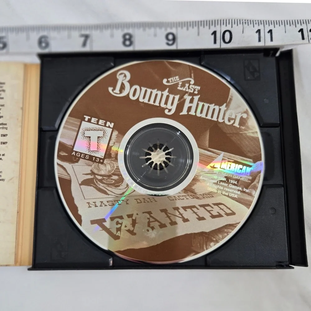 The Last Bounty Hunter PC Game 1994 American Laser Games Western Shooter Vintage