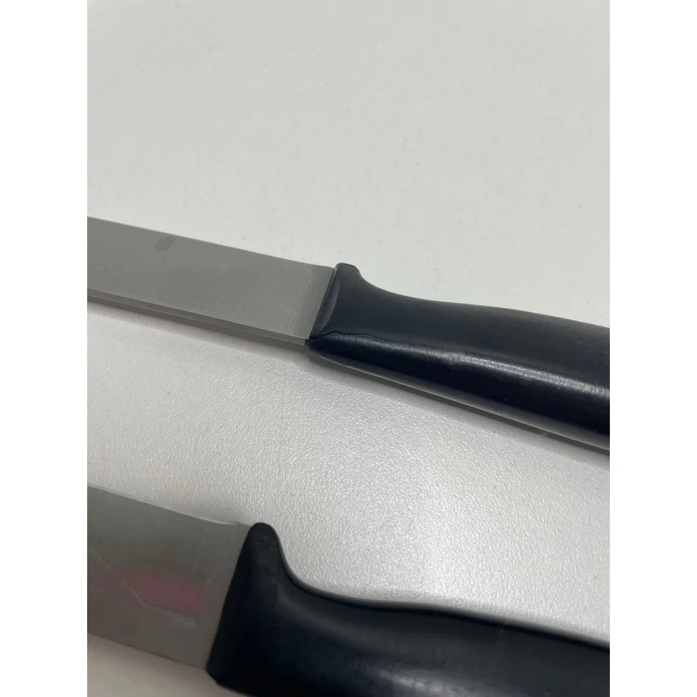 Chicago Cutlery Steak Knife Set 3 Piece Black Handle Stainless Steel Replacement