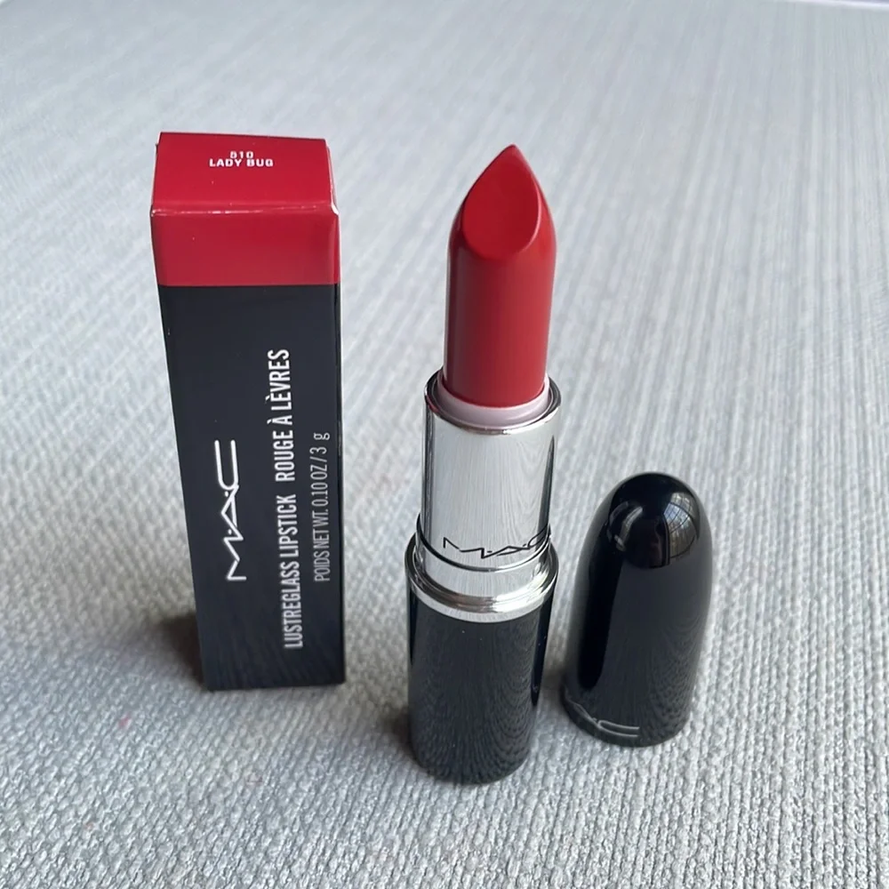 MAC 510 lady bug lustreglass sheer shine lipstick
