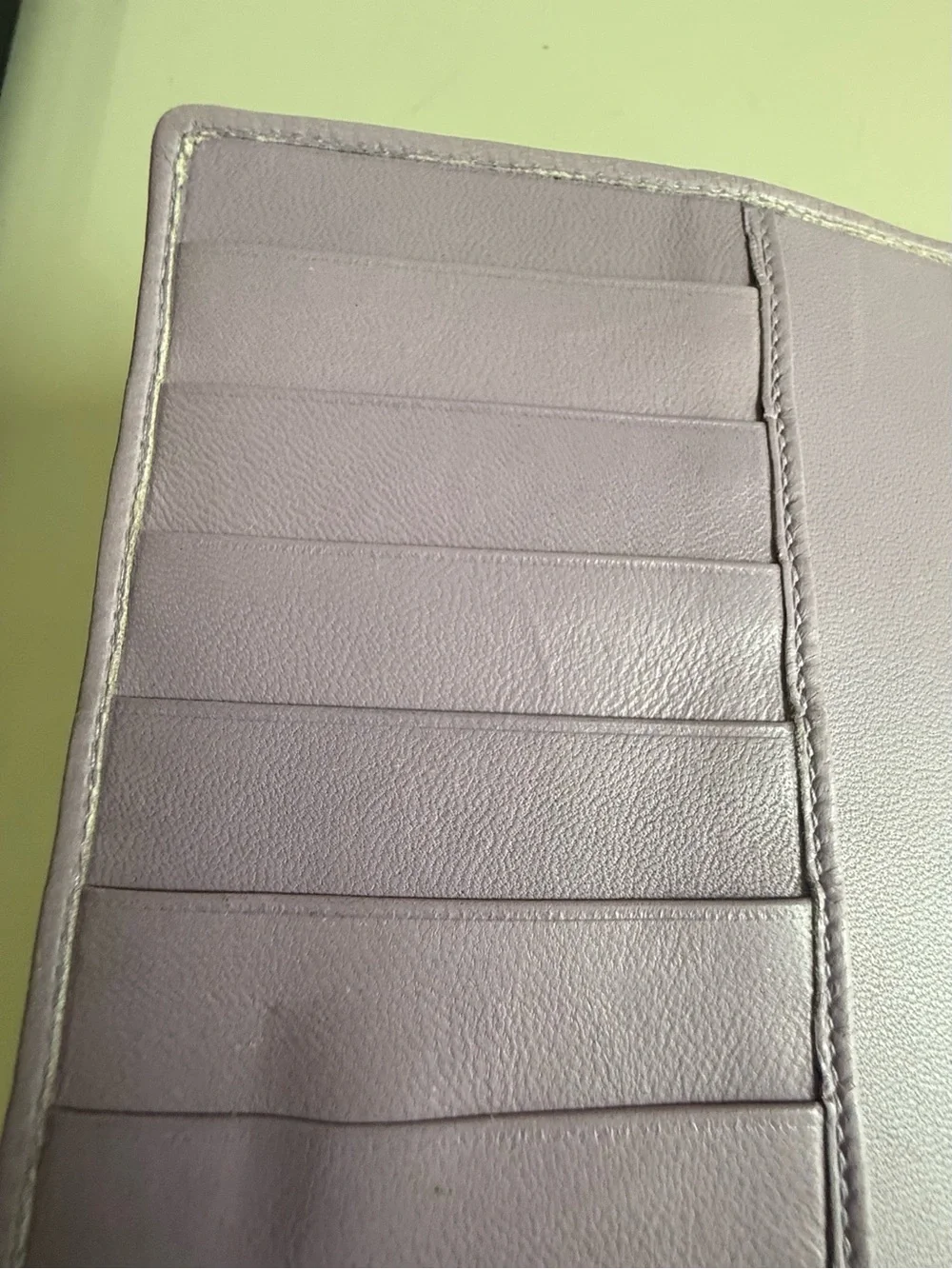 RARE Dior Lavender Quilted Leather MM Personal size Agenda