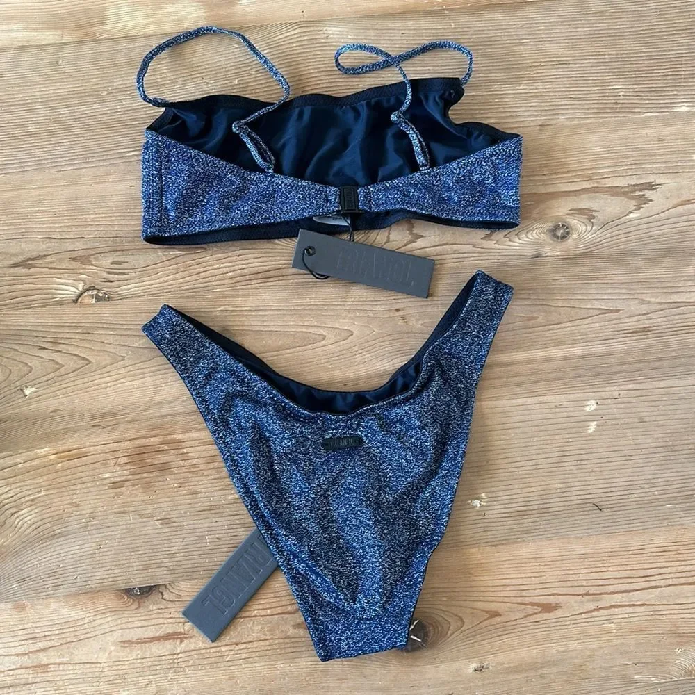 triangl swimwear shimmery dark
