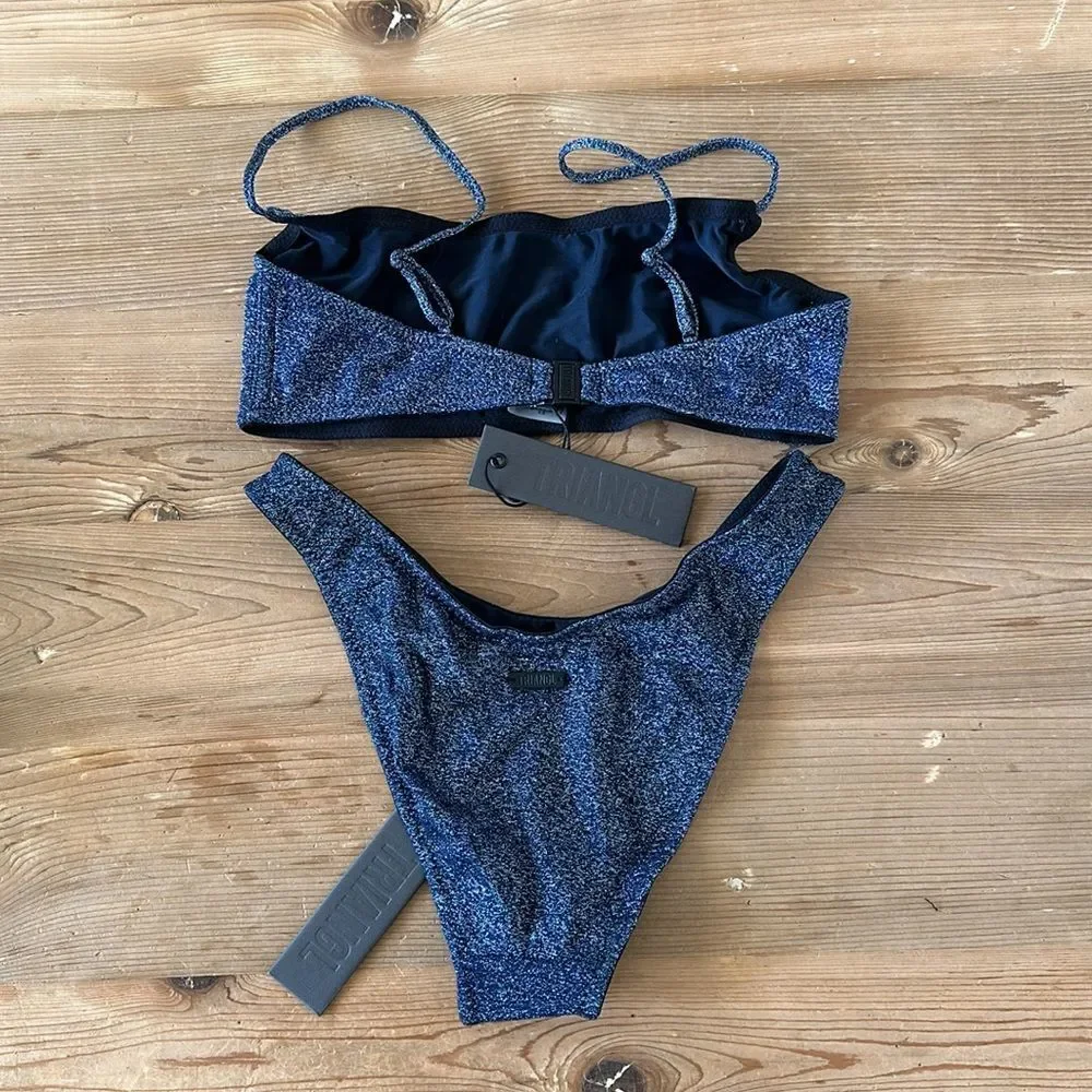 triangl swimwear shimmery dark