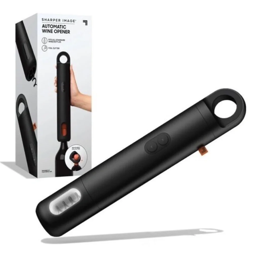 *FIRM PRICE* NIB - SHARPER IMAGE AUTOMATIC WINE BOTTLE OPENER