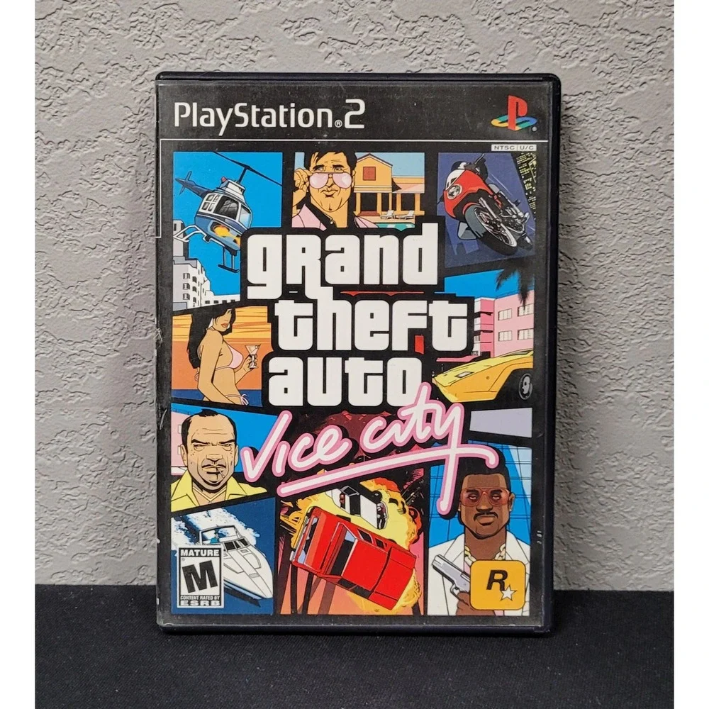 Grand Theft Auto Vice City (Sony PlayStation 2, 2002) PS2 Video Game