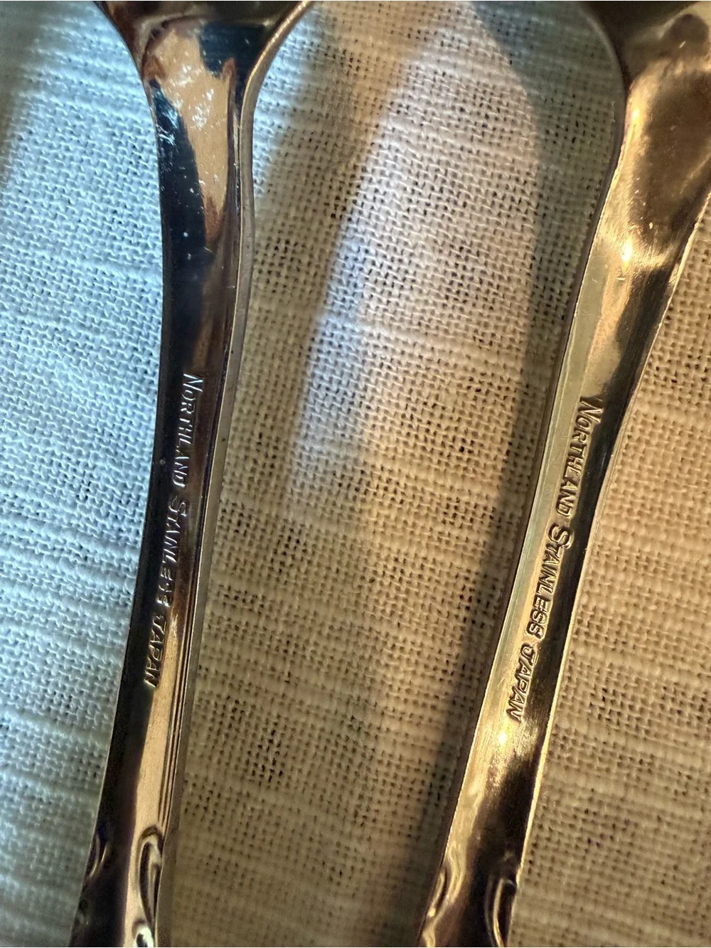 Vtg Oneida Northland Set of 8 Soup Spoons 7” Stainless Flatware Silverware Japan