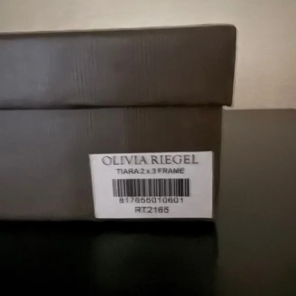 Olivia Riegel Tiara Swarovski Crystal 2x3 Photo Frame, with Original Box Rare