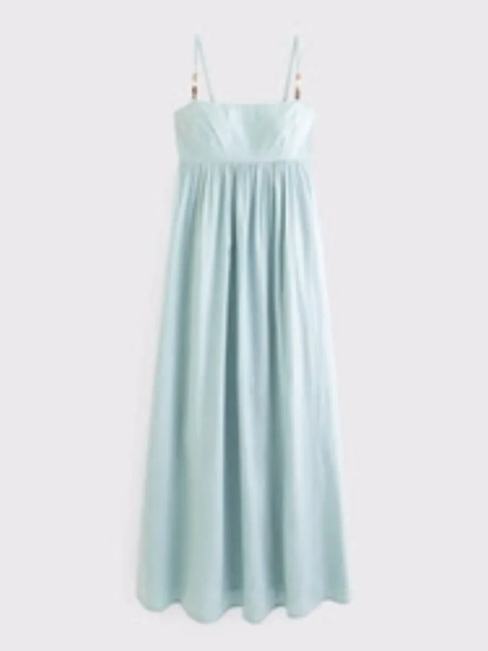 Abercrombie & Fitch Women's Tie-Back Babydoll Maxi Dress