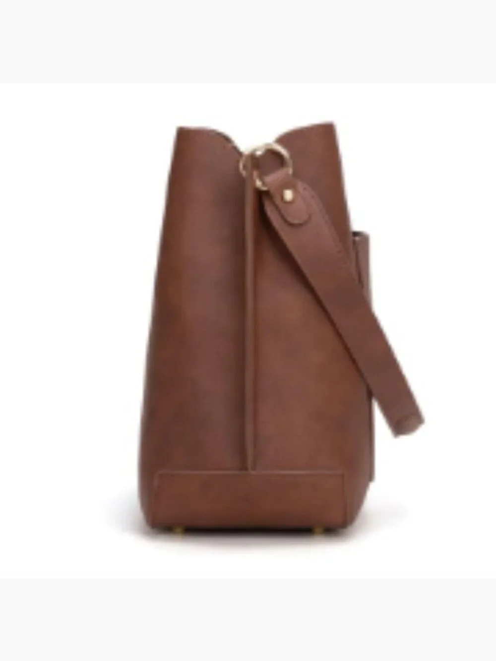Medium Hobo Bag for Women, 3 Compartments, Faux Leather, Shoulder/Crossbody