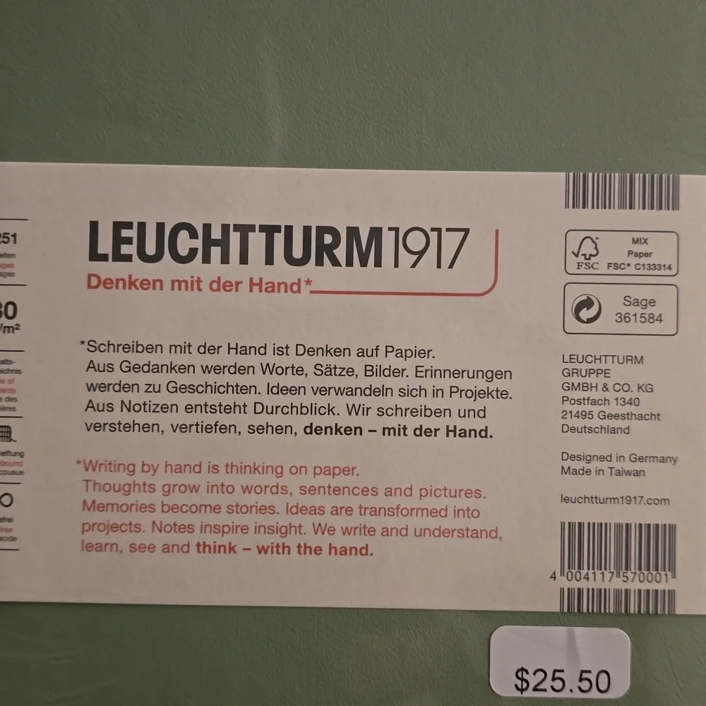 Leuchtturm1917 notebook medium