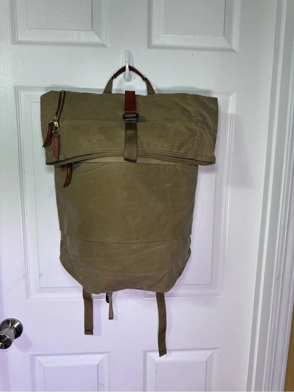 Tanner Goods brown khaki leather