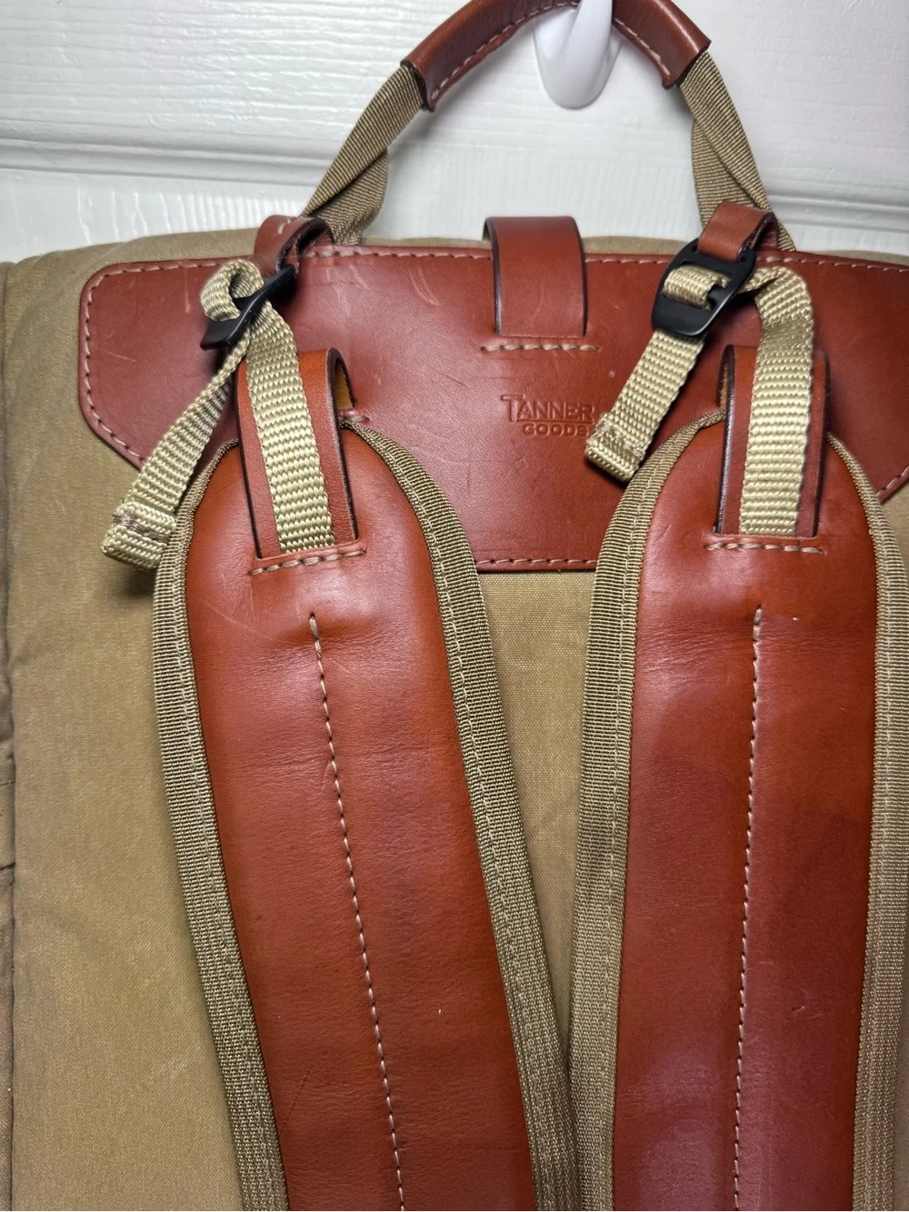 Tanner Goods casual backpack comfortable