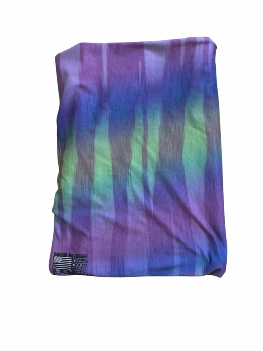 Tie-Dye Neck Gaiter - Purple, Blue & Green