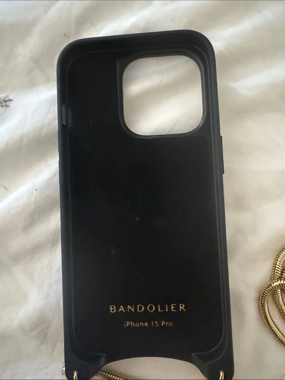 Bandolier leather phone