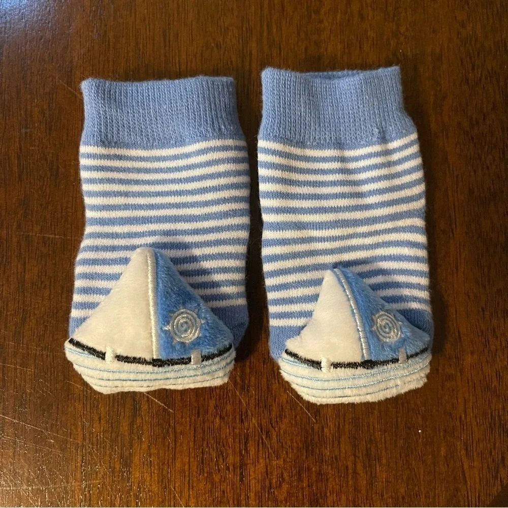 Sailboat boogie toes socks | baby socks