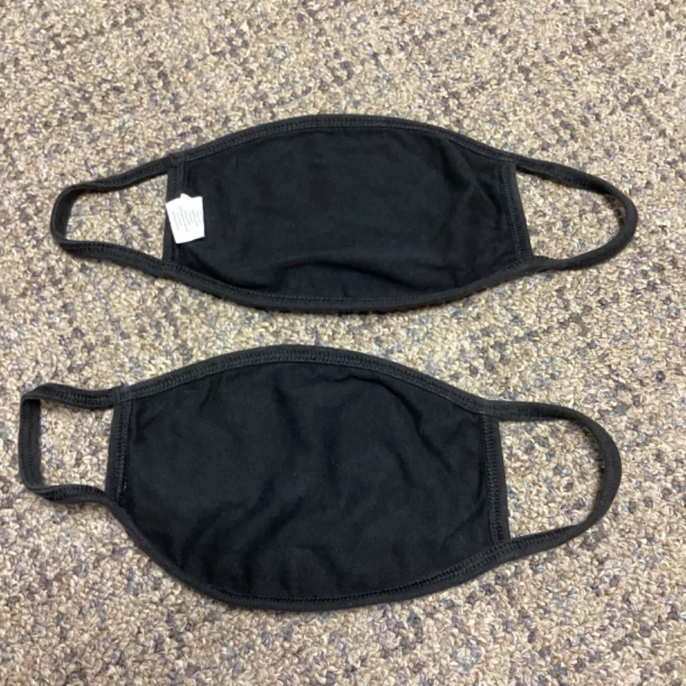$2 Bundled * 2 Black Double Layer Face Masks * NWOT