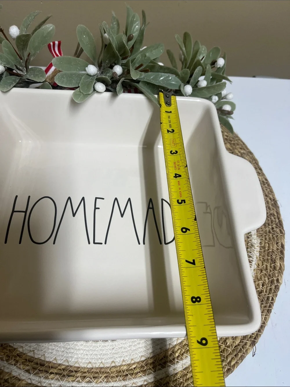 Rae Dunn “Homemade”9X9 Baking Dish great condition