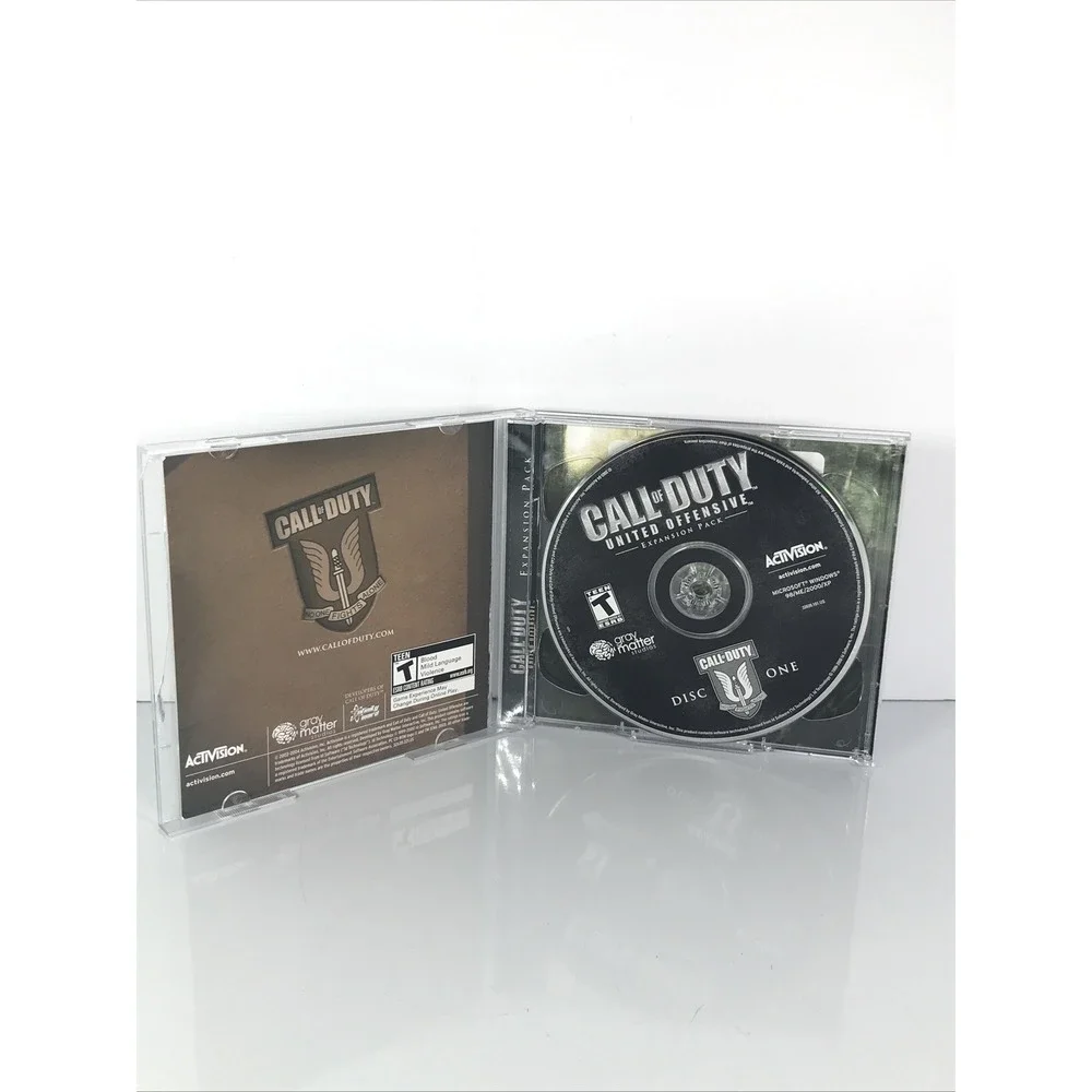Call of Duty 2, United Offensive Expansion Disc Lot PC 2003-04‎ COD PC