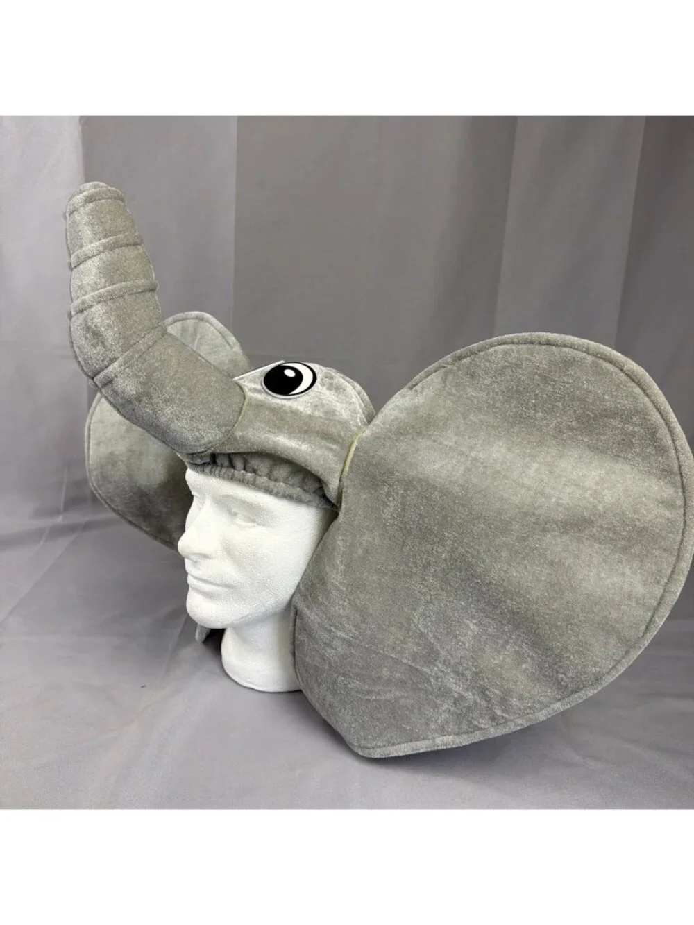 Adult Elephant Costume Ears Headband Trunk Masquerade Zoo Safari Dumbo Babar