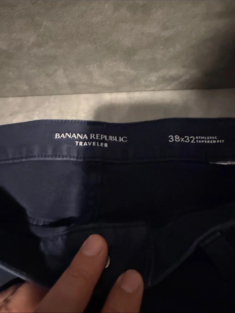 Banana Republic Men's Dark Navy Straight Jeans
