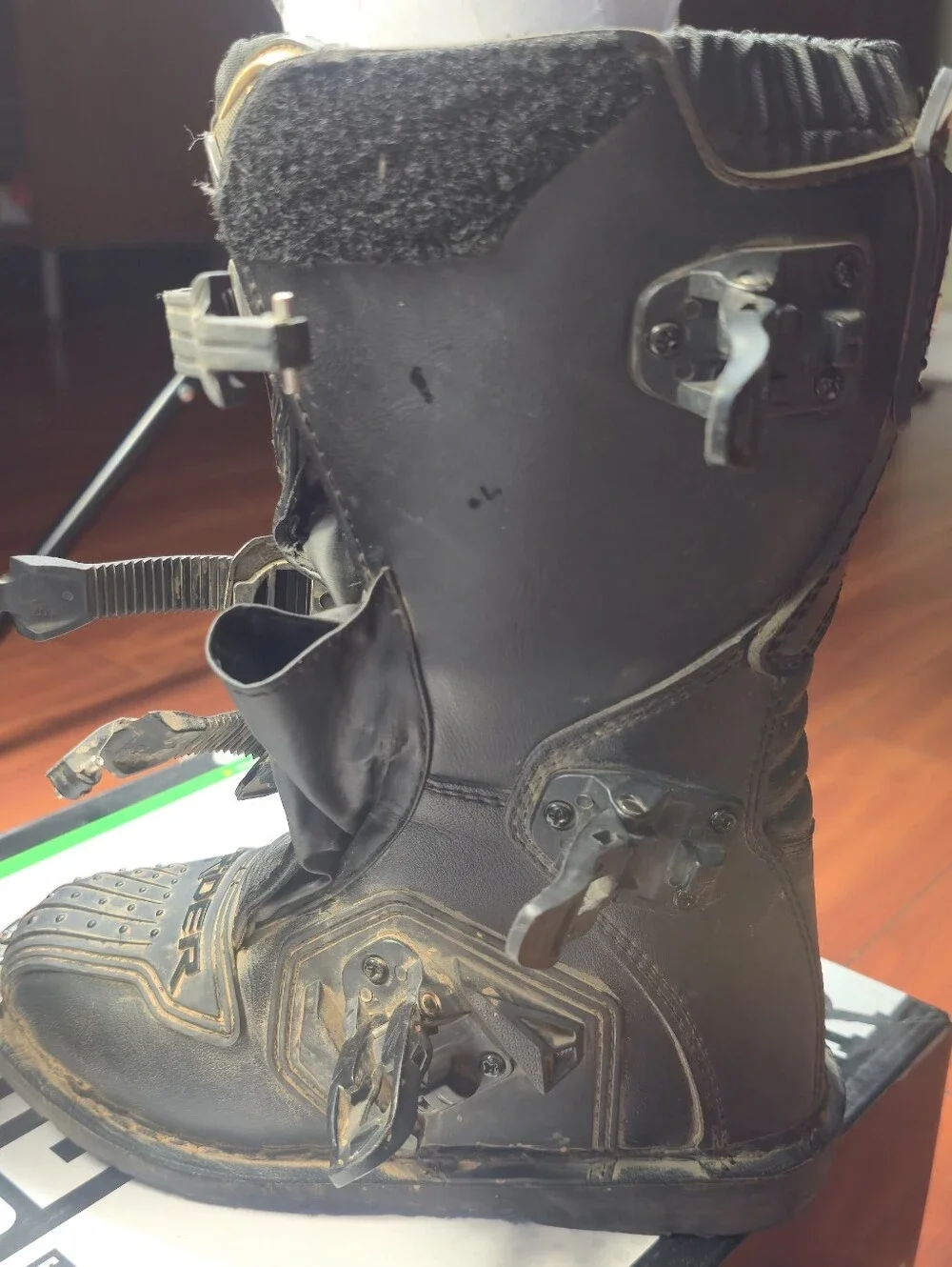 O'Neal Rider Youth Motocross Boots Black Size US/EU 3/35 Off-Road MX