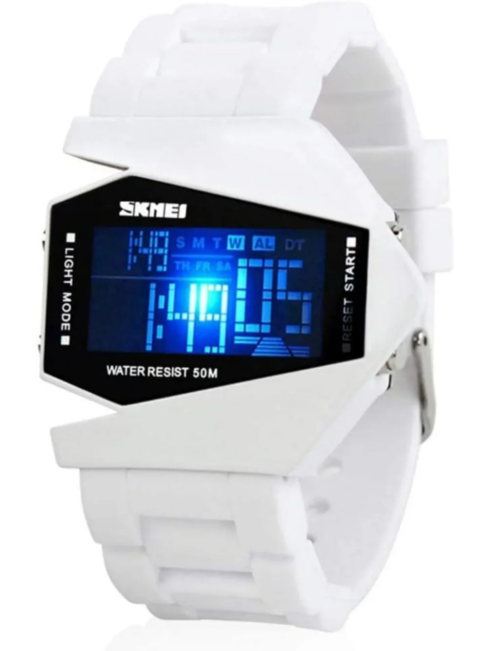 Men's Digital Military Sports Watch - Waterproof LED Airplane Design, Stylish