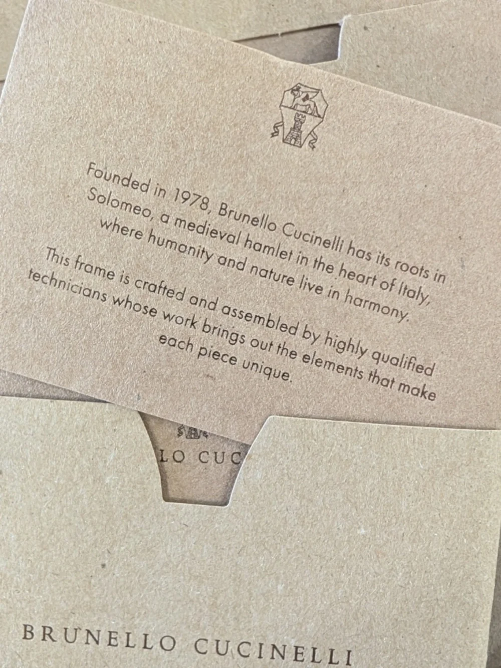 Brunello Cucinelli new box
