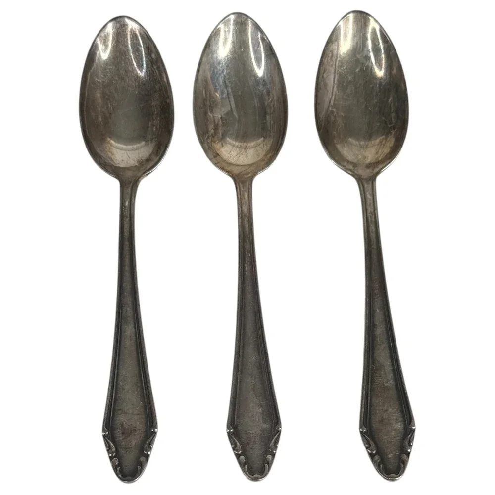 11 Walter Breuker W&B 100 Rostfrei Teaspoon Silverplate Vintage Set Made Germany