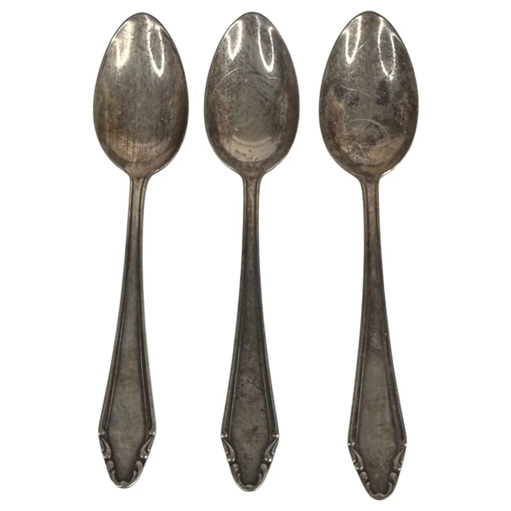 11 Walter Breuker W&B 100 Rostfrei Teaspoon Silverplate Vintage Set Made Germany
