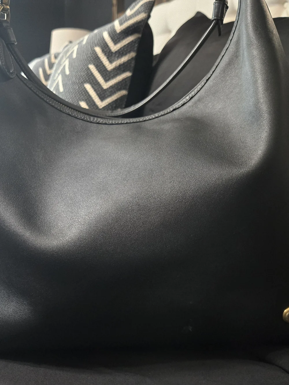 Coach sleek black