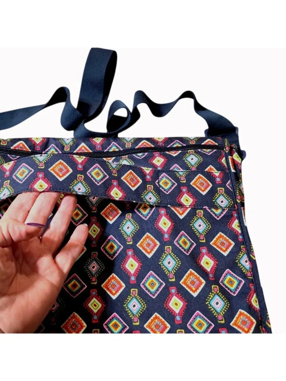 NWT Vera Bradley Lighten Up Laptop Messenger Bag Mini Medallions Crossbody