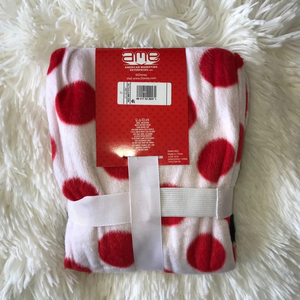 Disney Minnie Mouse Polka Dot 2pc Pajama Set