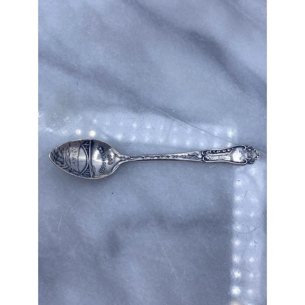 Vintage Sterling Silver Niagara Falls The Whirlpool Souvenir Spoon BMCo Canada