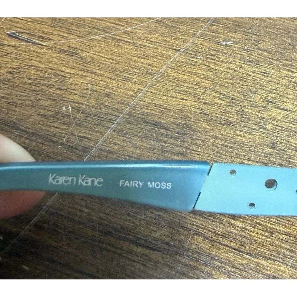 Karen Kane Eyeglass Frame Only Fairy Moss Women's Brown Teal Full Rim 52 17 135