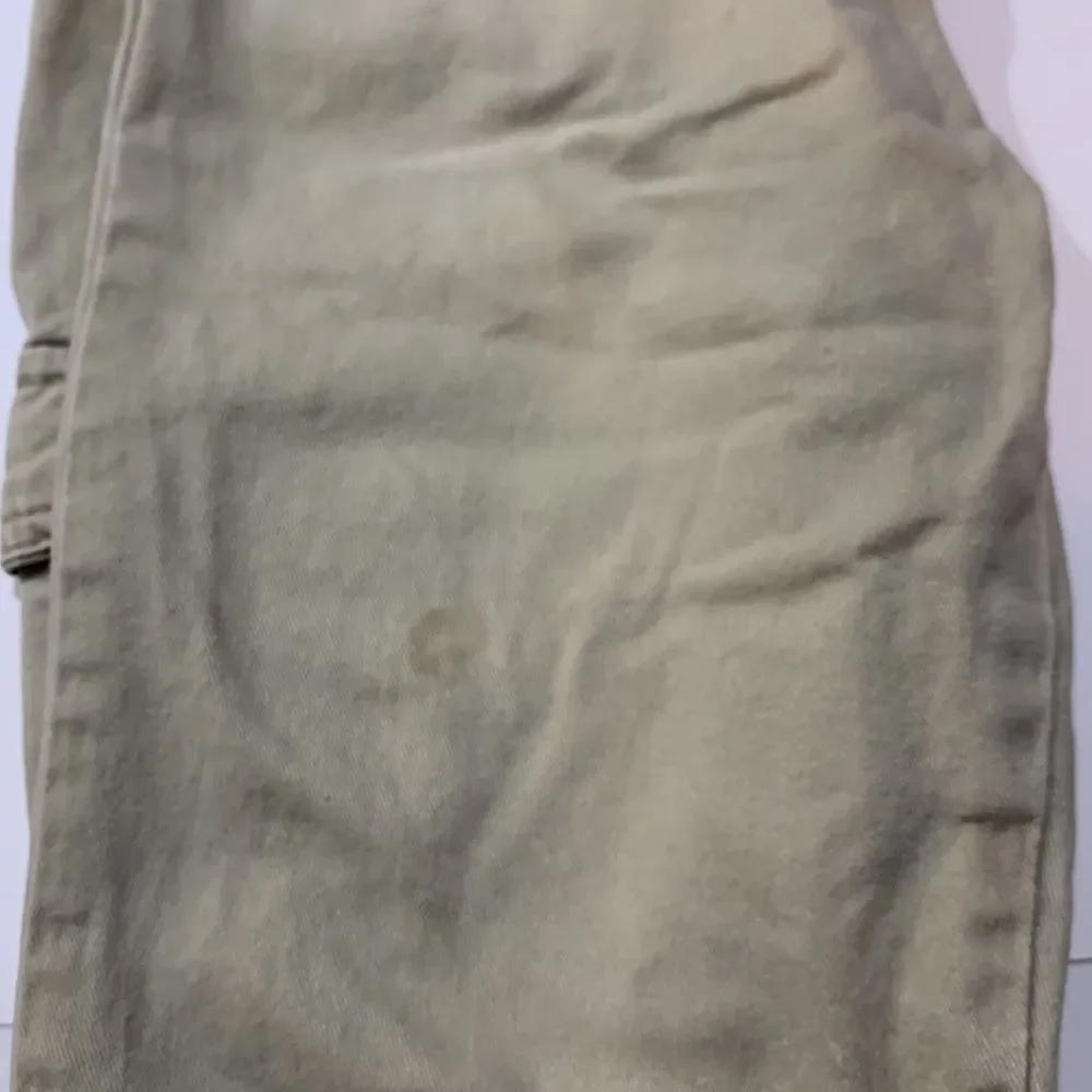Carter’s Okie Dokie | Boys Blue Striped Penguin Shirt Tan Khaki Casual Pants 12M