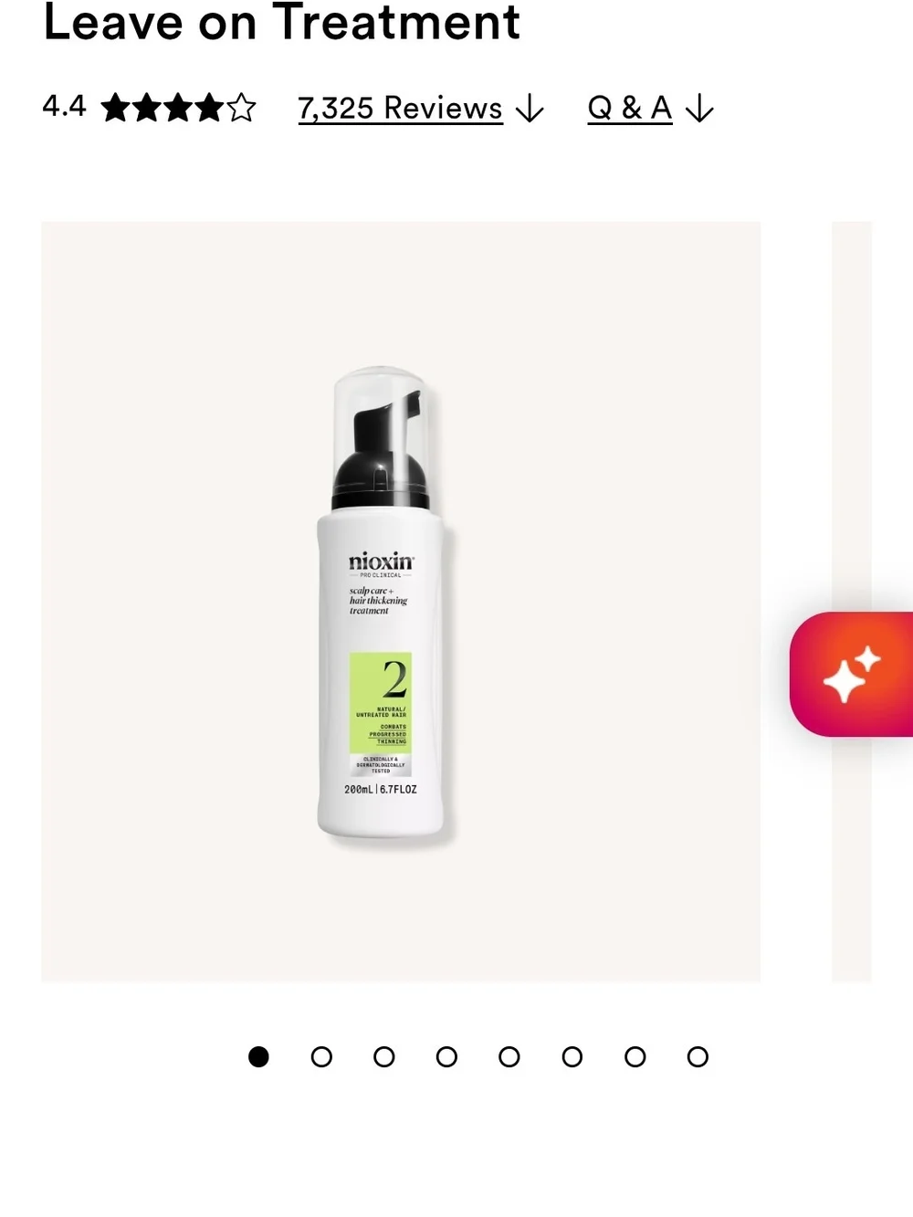 Nioxin scalp hair