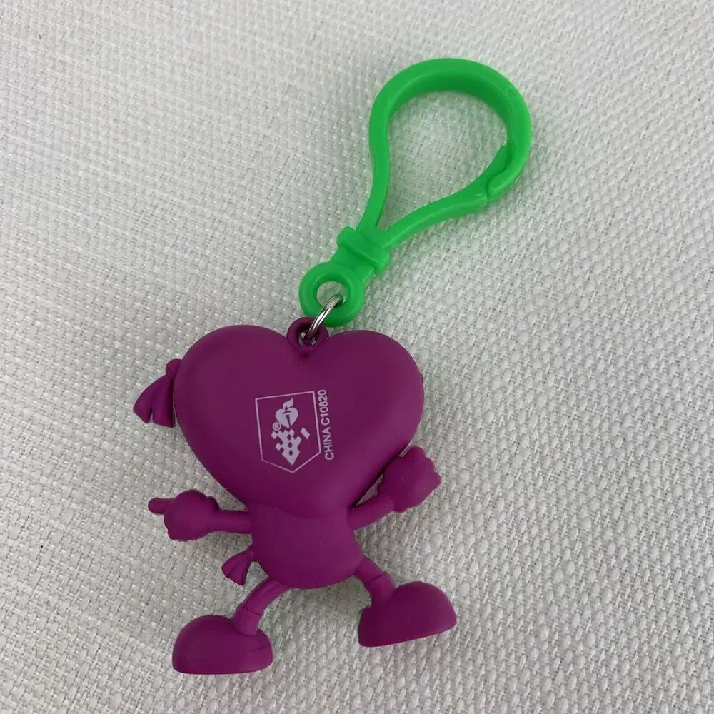American Heart Association IKER Be Leader Backpack KeyChain Clip Heart‎ Hero