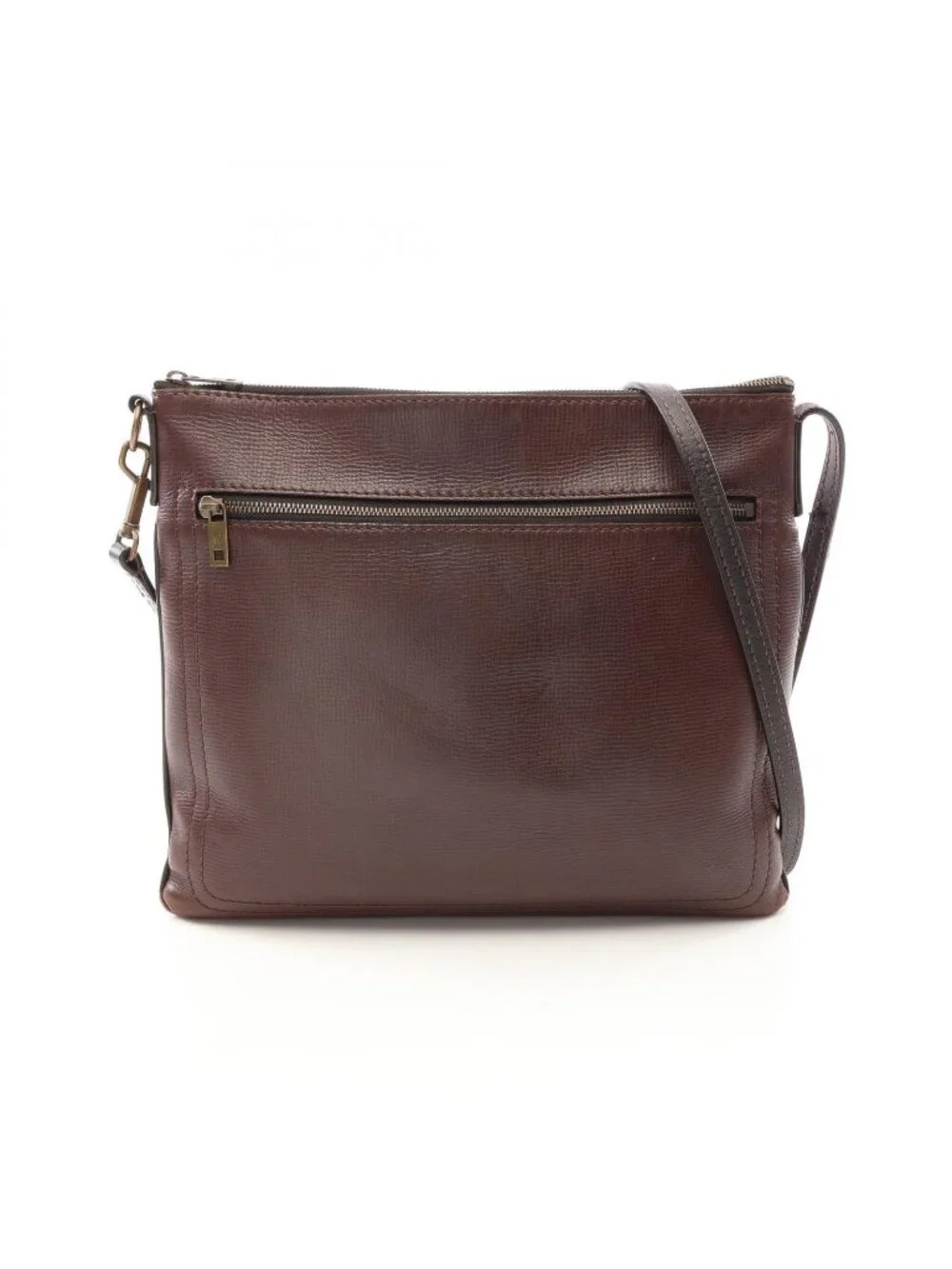 Louis Vuitton Shoulder Bag Sac Plat Utah Cafe Leather Sac