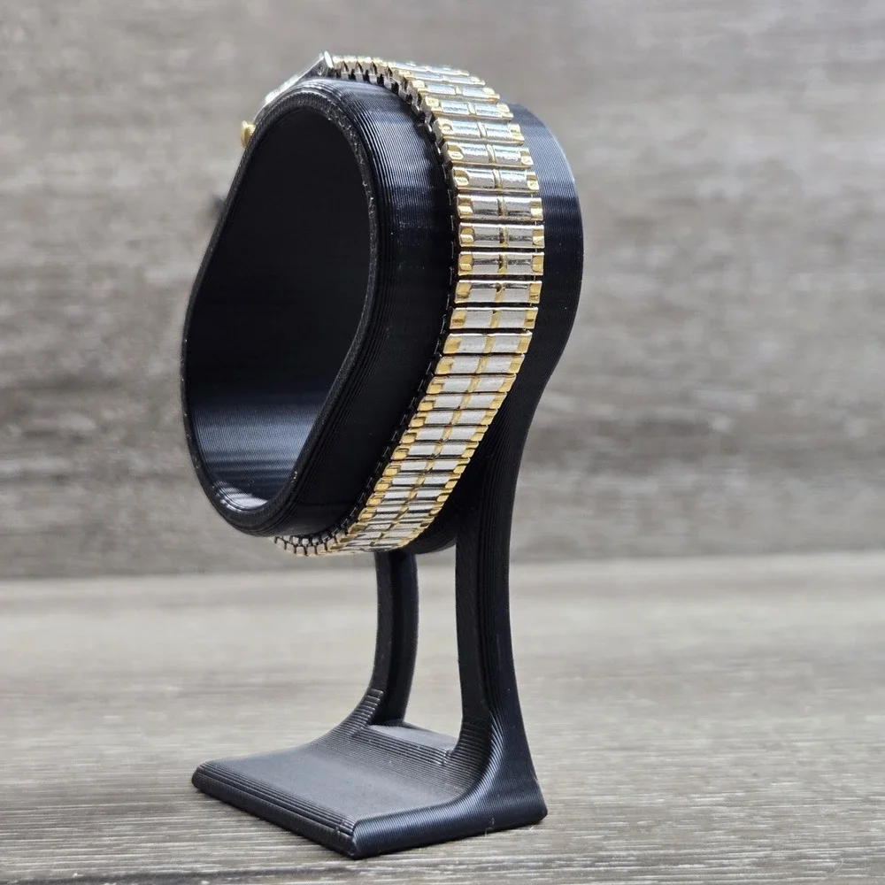 Anne Klein‎ II Two Tone Stainless Steel Women's Round Quartz Watch  6.5