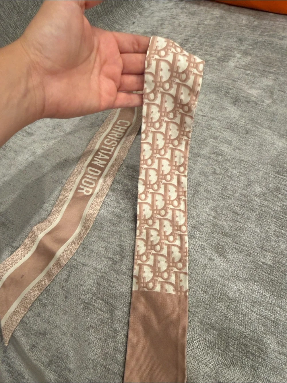 Dior silk twilly