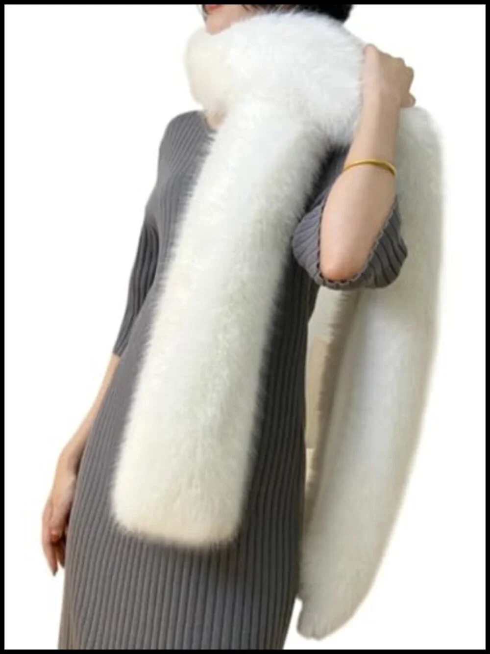 N/A fluffy faux