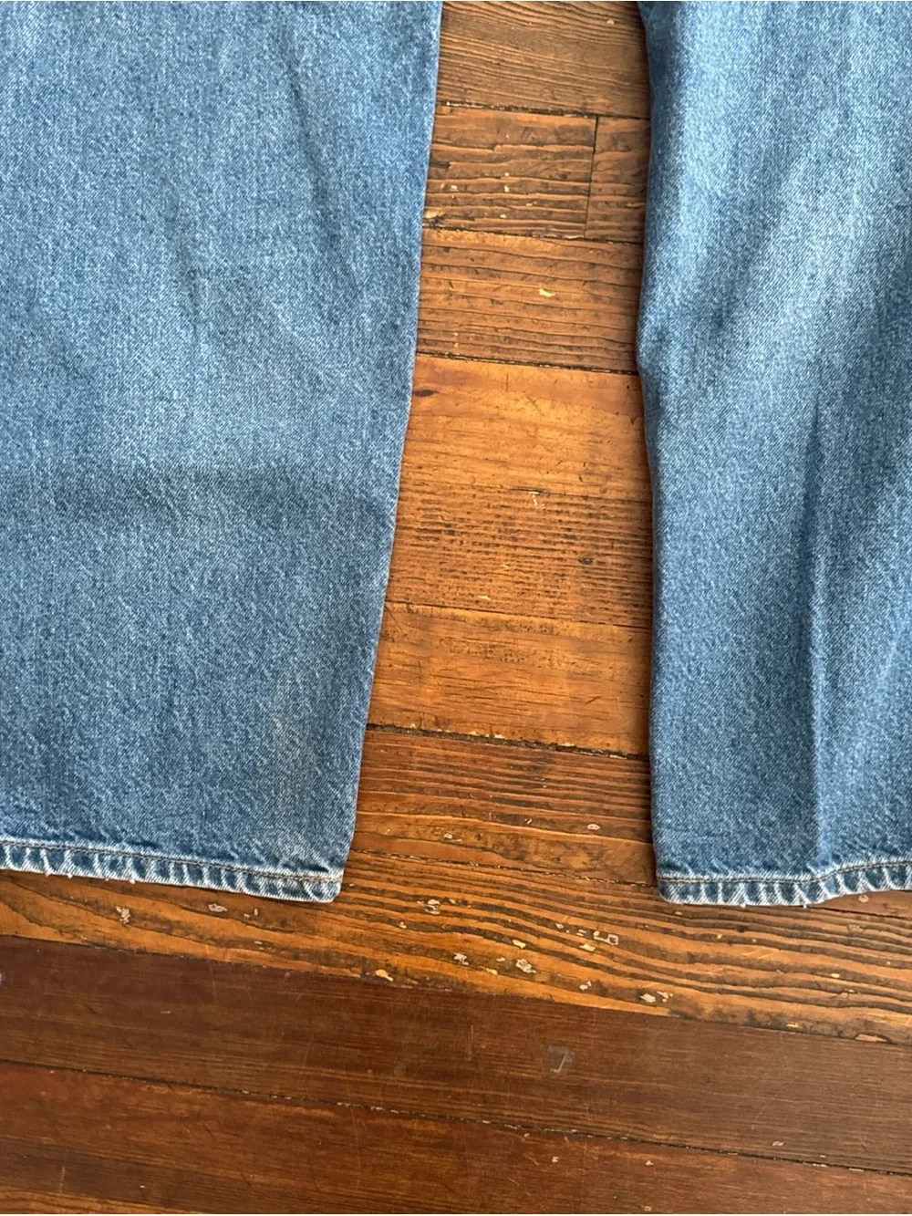 Levis 505 Men 40x30 Orange Tab Vintage Regular Fit Straight Leg Medium Wash Jean