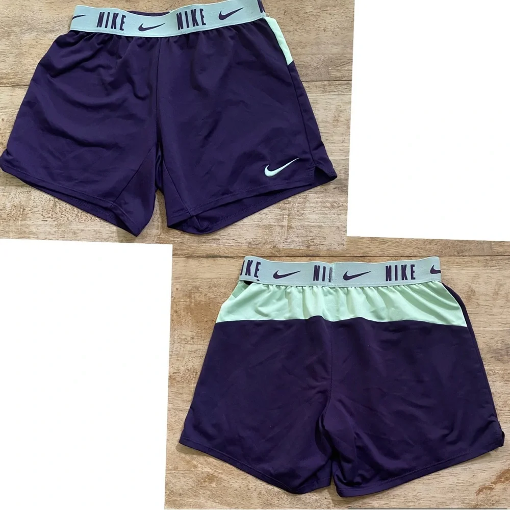 Nike Dri Fit Trophy Big Girls’ Sz M‎ Dk. Purple Training Shorts