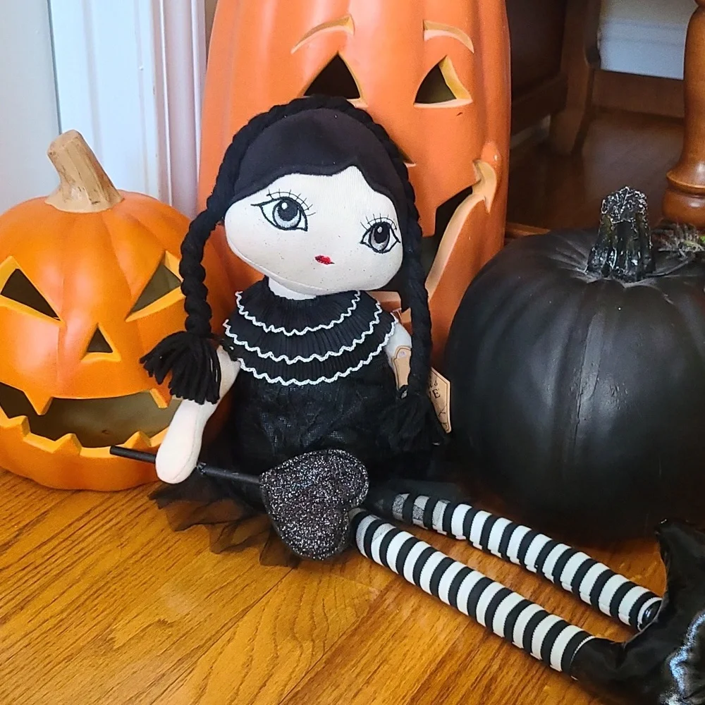 Wednesday Addams Doll Shelf Sitter 💜