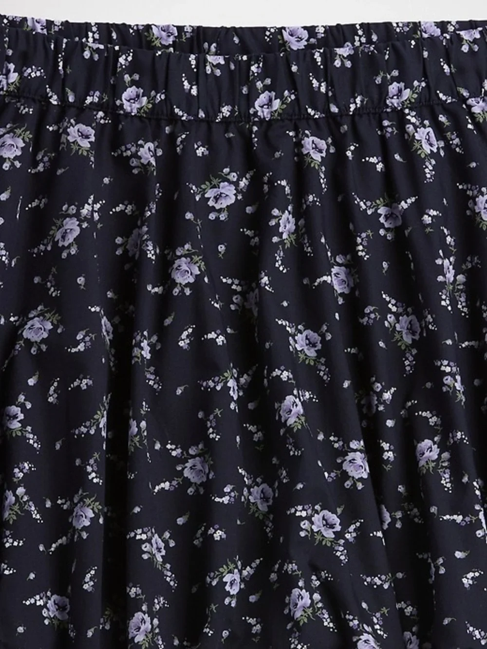 GAP Navy kids easy bubble skort with navy ditsy Floral Print