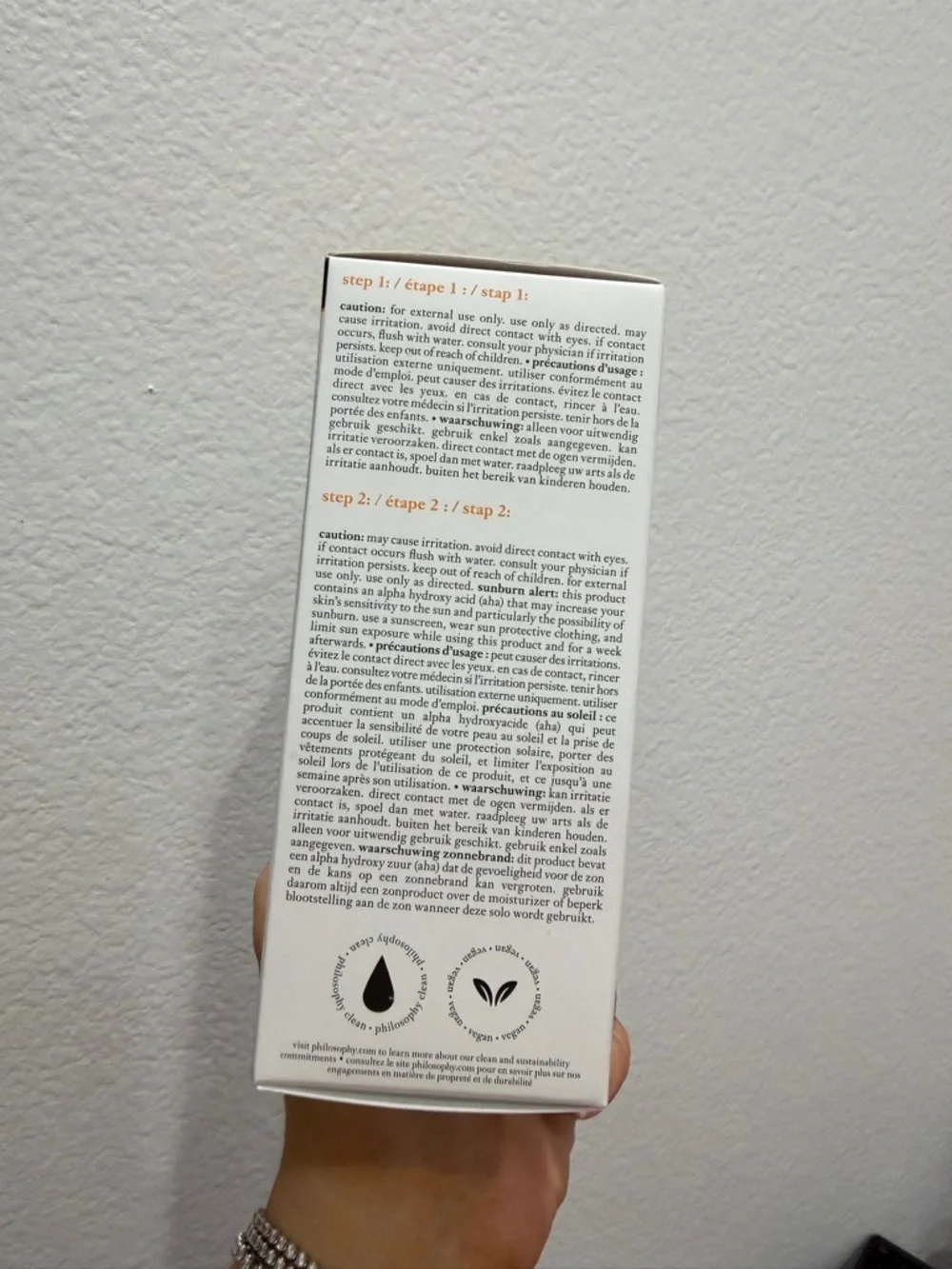 NEW Philosophy MICRODELIVERY vitamin c resurfacing peel kit
