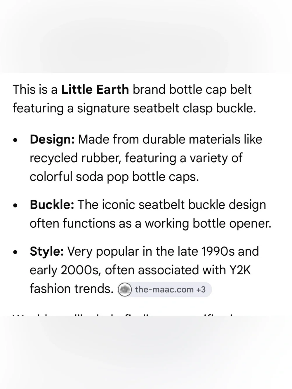 Little Earth few bottle