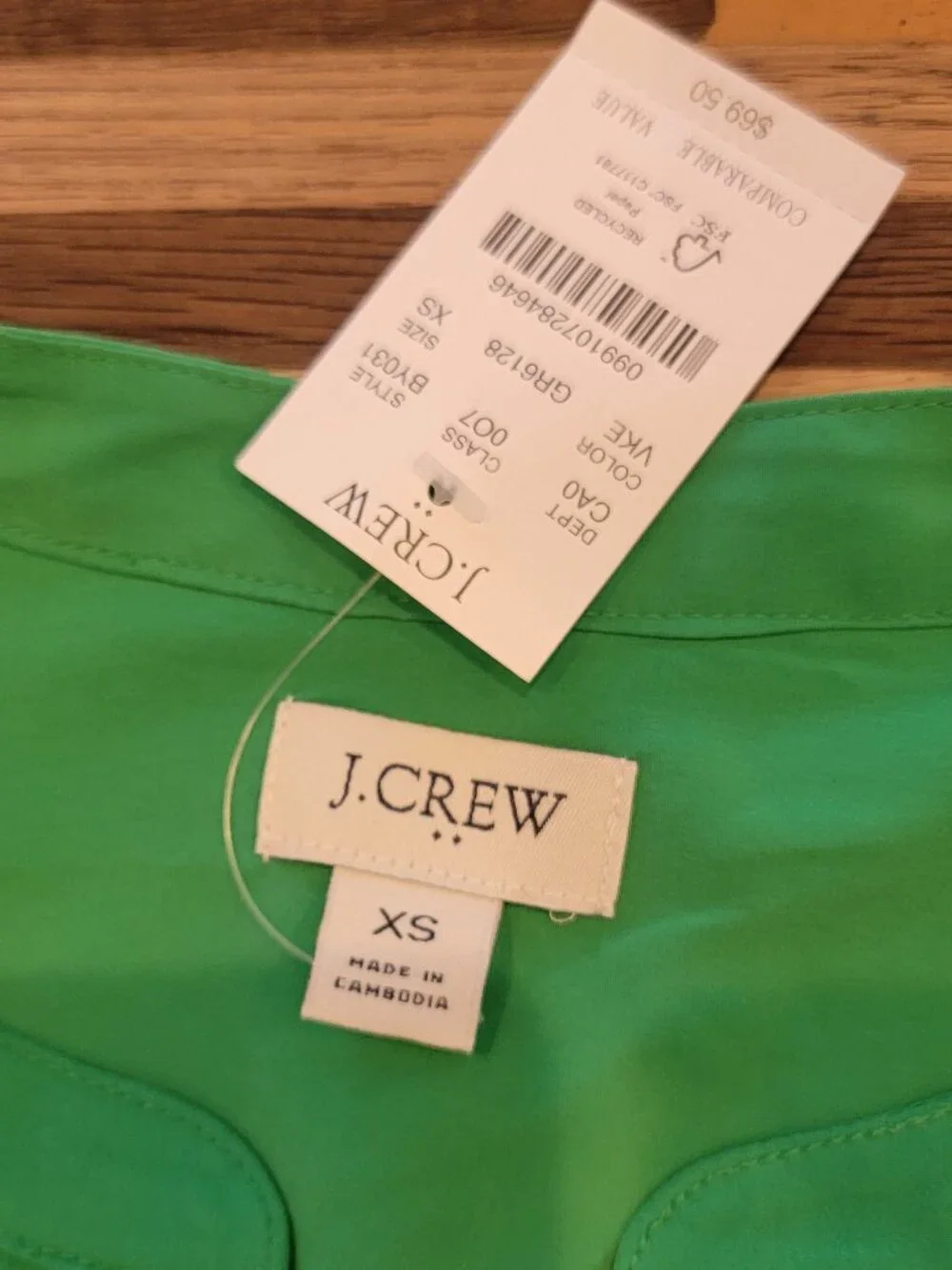 J. Crew crew emerald